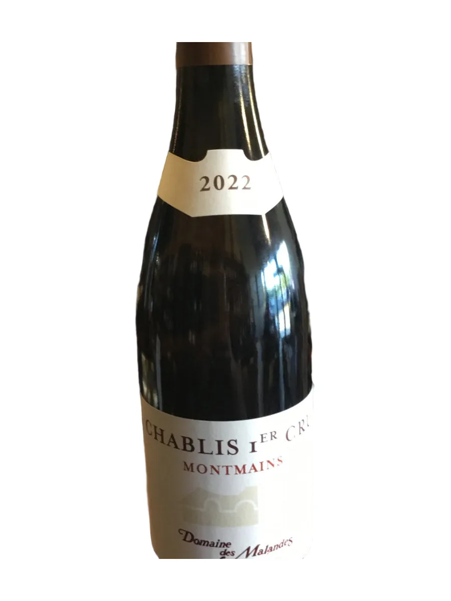Bottle of Malandes - Chablis 1er Cru - 'Montmains' - 2022 available at Ashburn Wine Shop