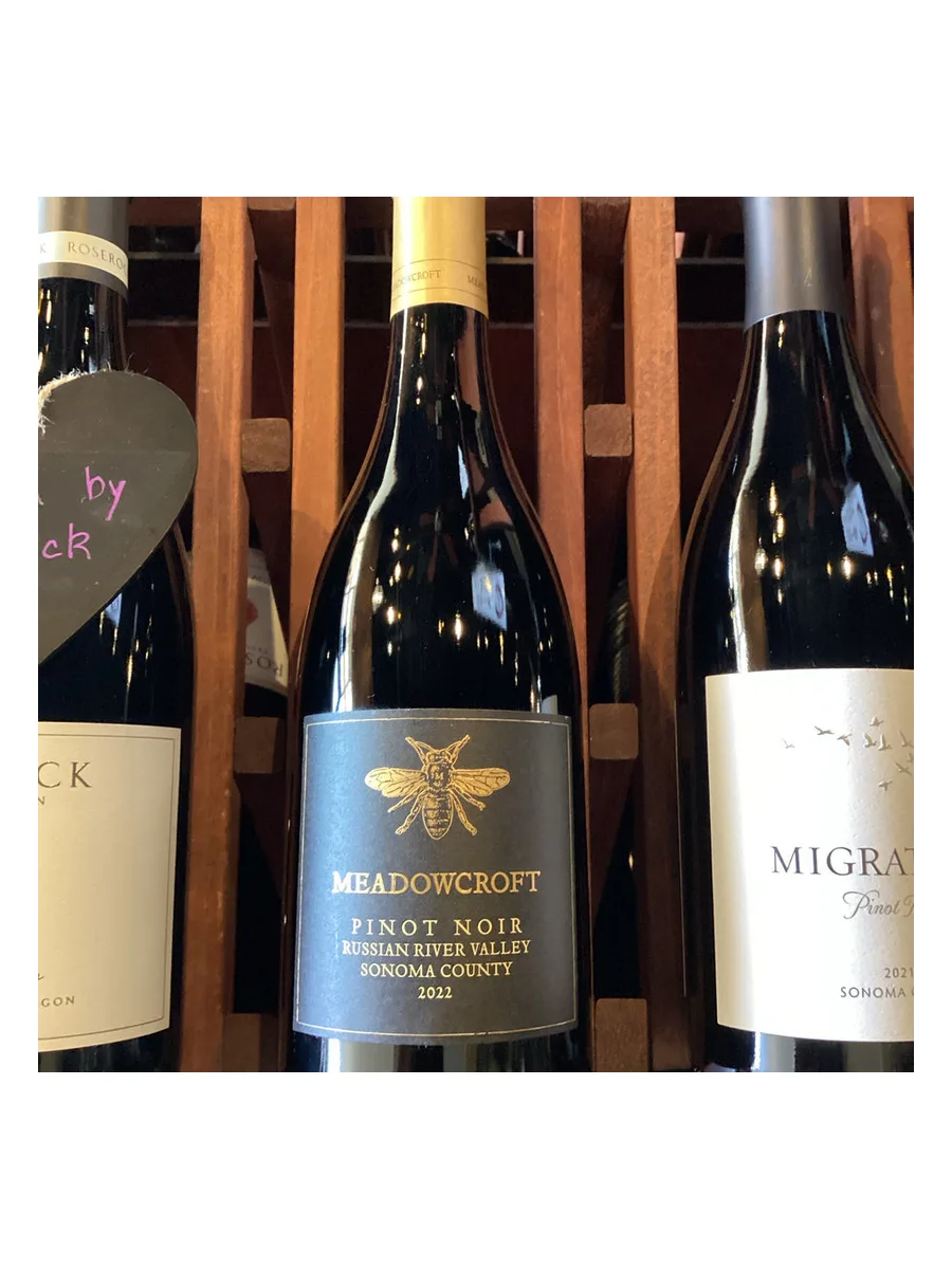 Bottle of Meadowcroft - Russian River Valley - Pinot Noir - 2022 available at Ashburn Wine Shop