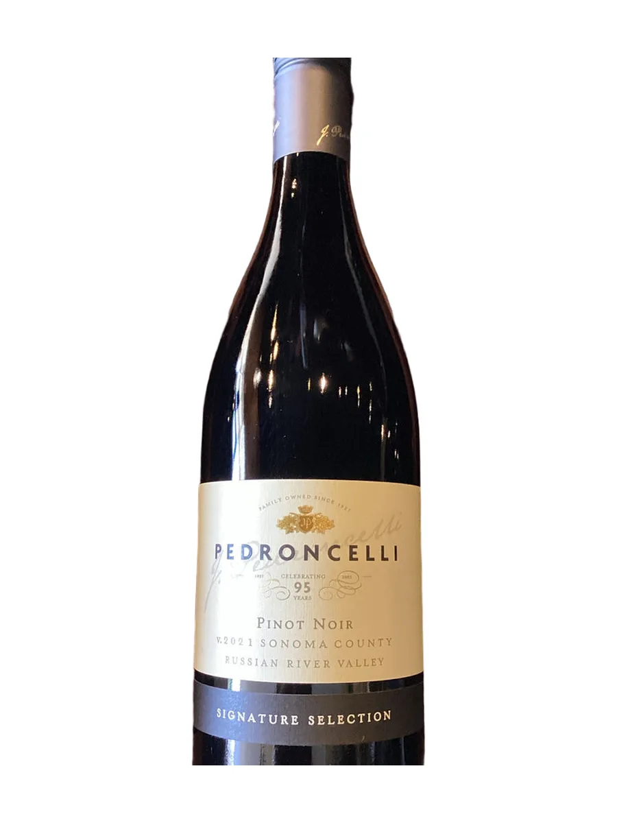 Bottle of Pedroncelli - Pinot Noir - 2021 available at Ashburn Wine Shop
