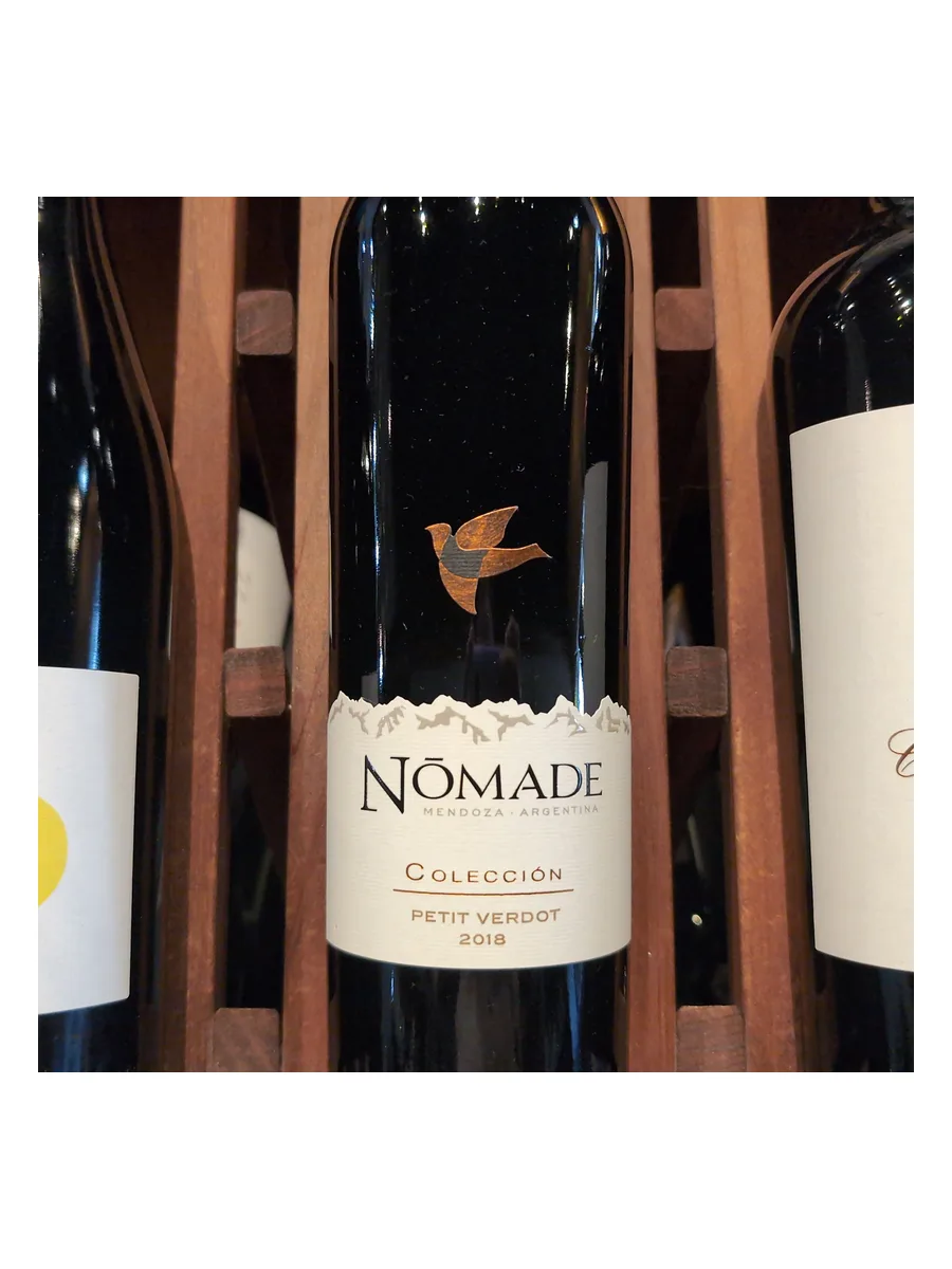 Bottle of Nomade Petit Verdot - 2018 750ml available at Ashburn Wine Shop