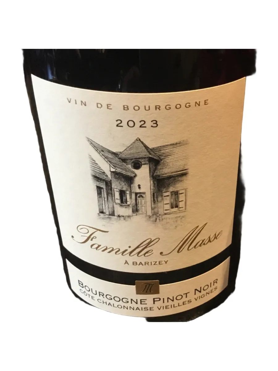 Bottle of Famille Masse Bourgogne Rouge Vielles Vignes 2023 available at Ashburn Wine Shop