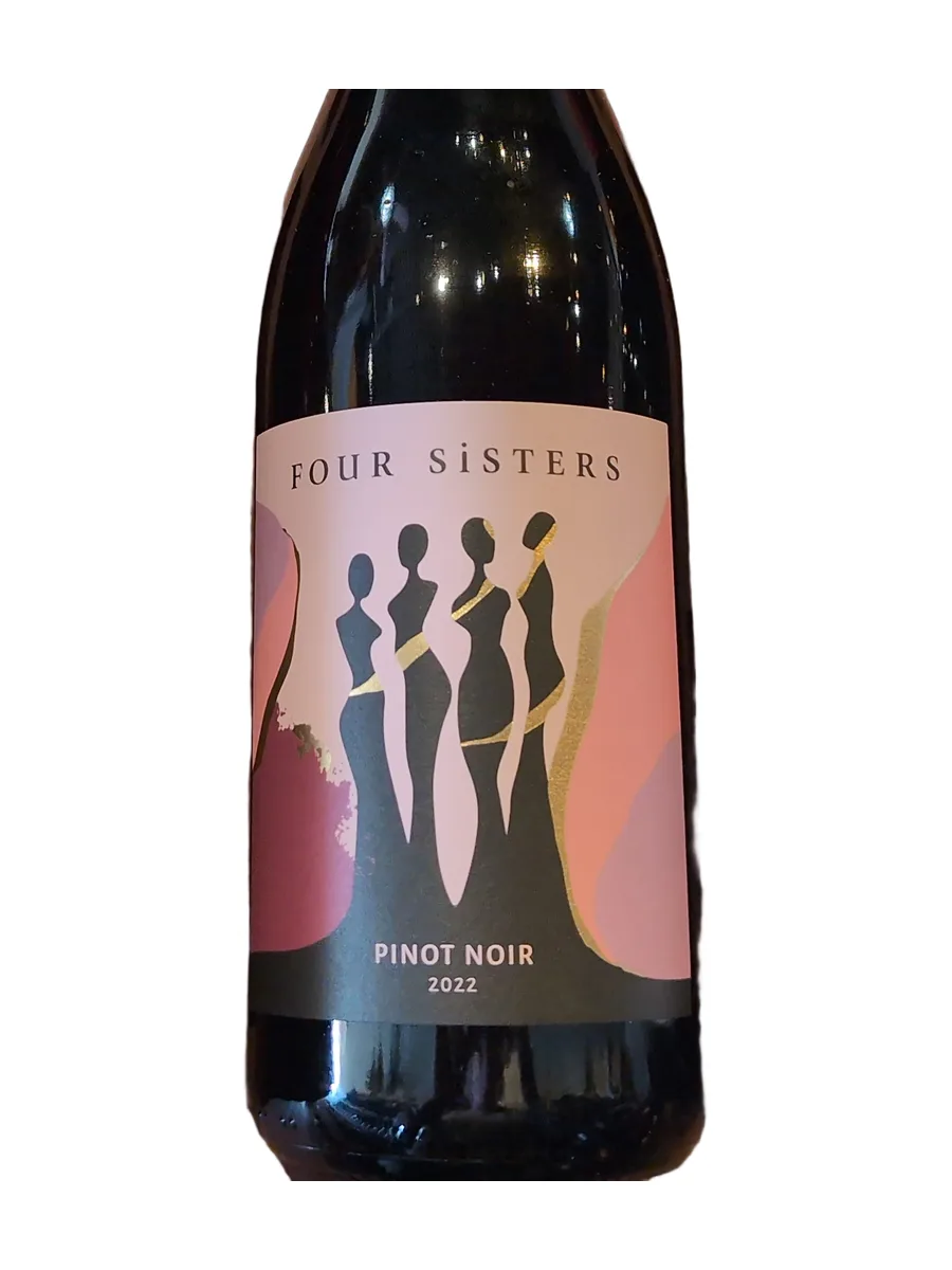 Bottle of Four Sisters Pinot Noir 2022 750ml available at Ashburn Wine Shop