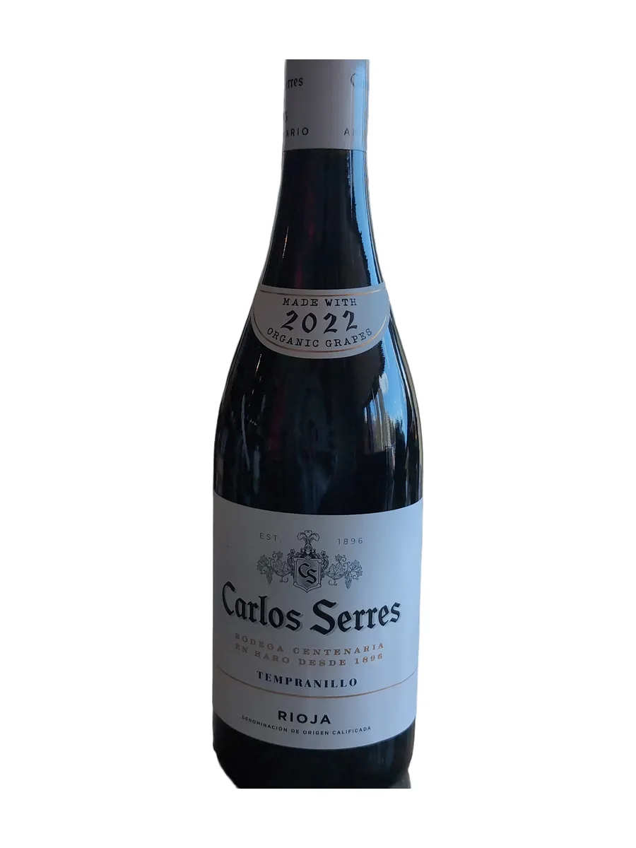 Bottle of Carlos Serres Tempranillo Old Vine 2022 750ml available at Ashburn Wine Shop