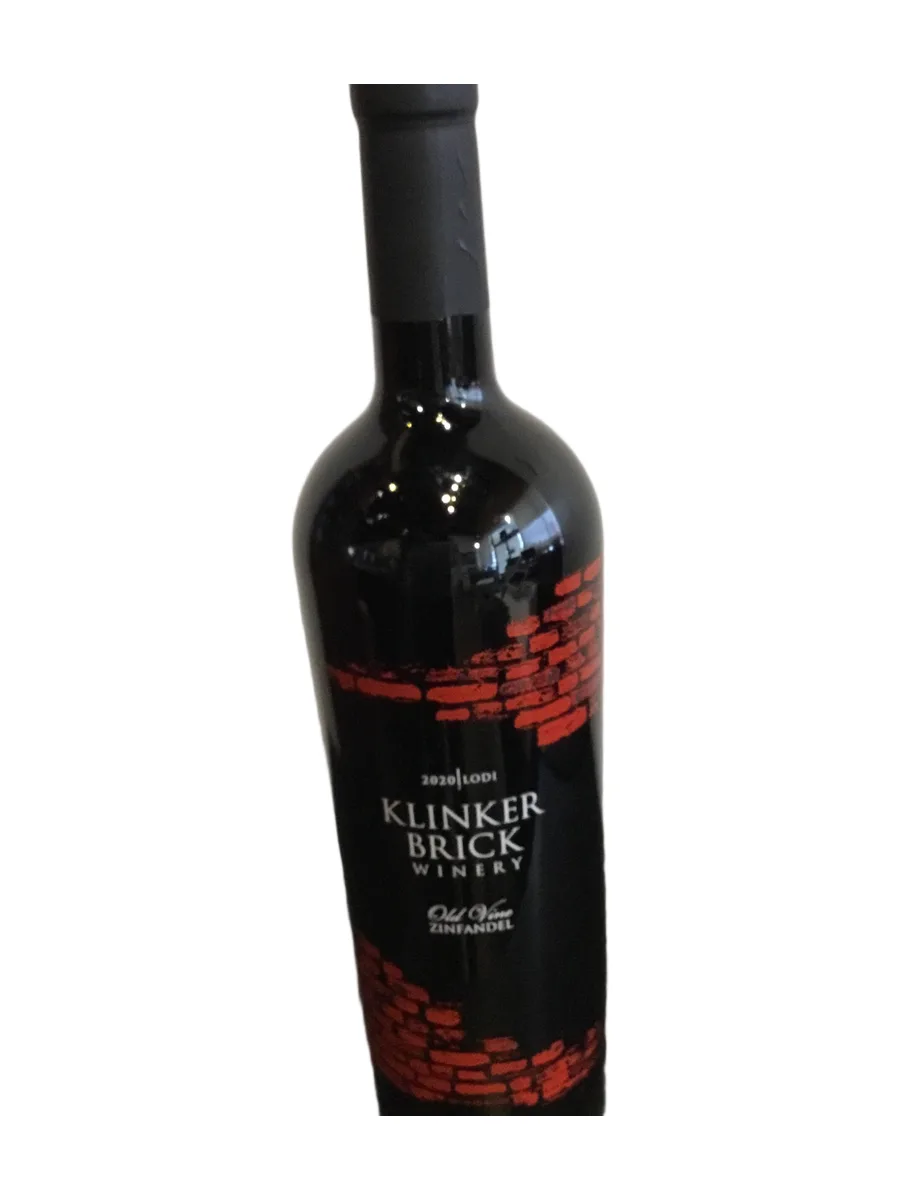 Bottle of Klinker Brick - Old Vine Zinfandel - 2020 available at Ashburn Wine Shop