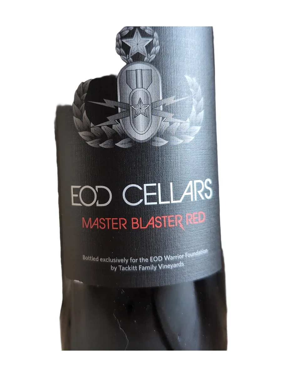 Bottle of EOD Cellars Master Blaster Red 2022 750ml available at Ashburn Wine Shop