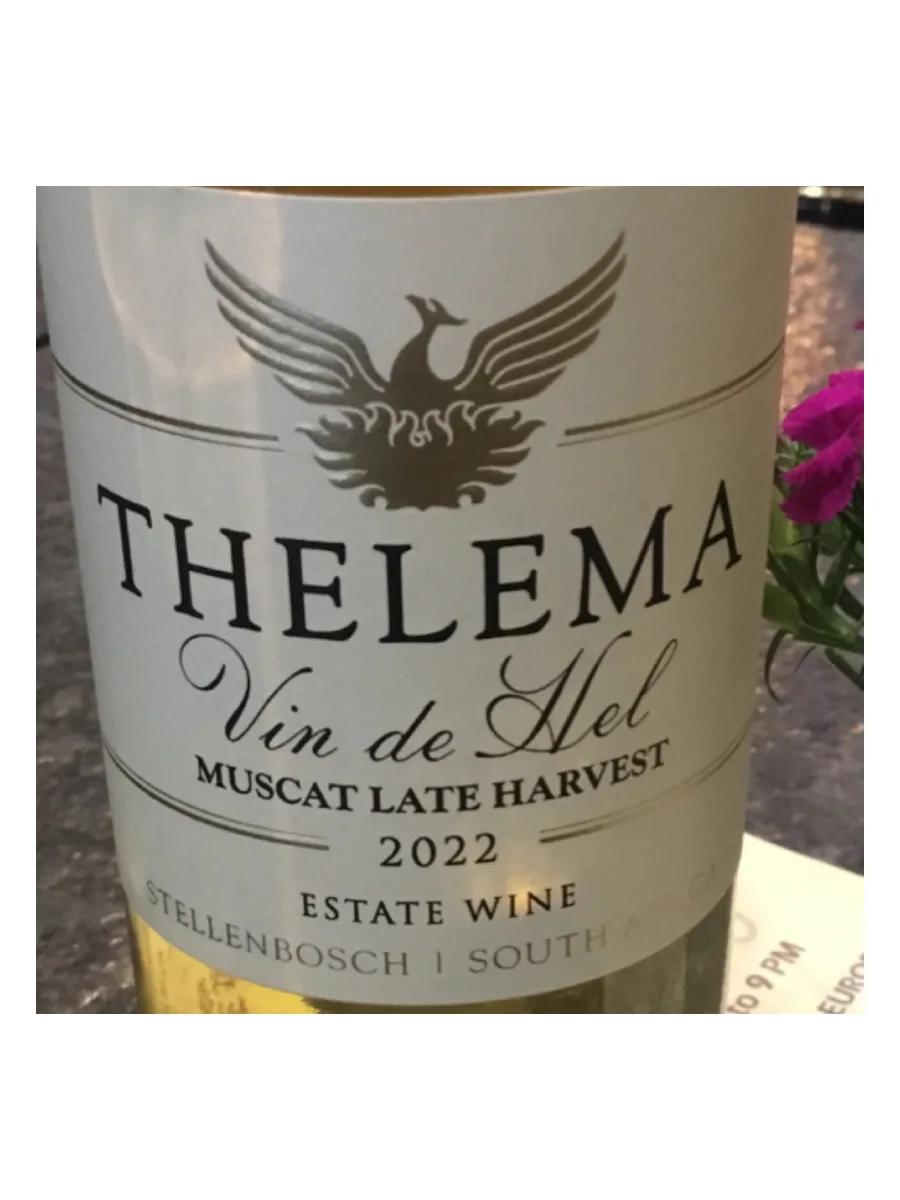 Thelema "Vin De Hel" Muscat Late Harvest 2022