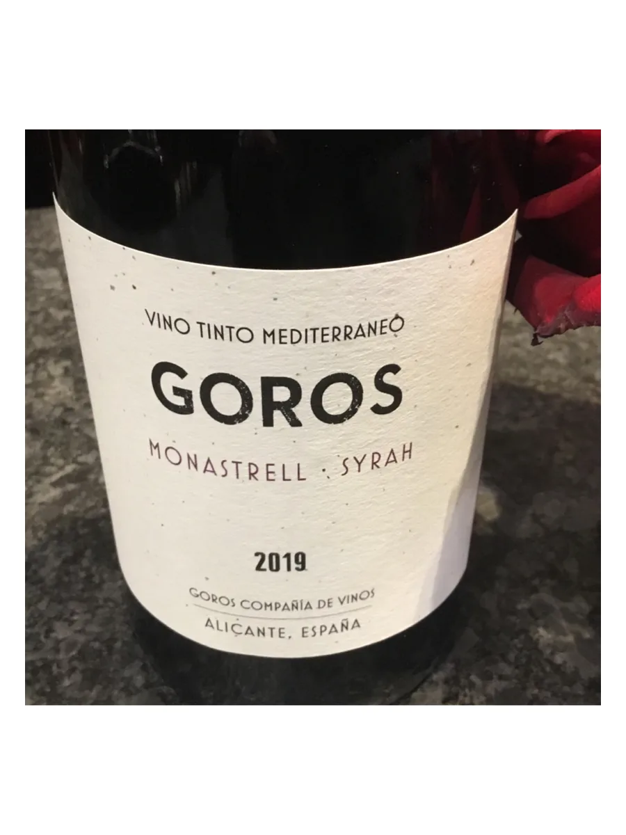 Bottle of Goros Syrah 2019 750ml available at Ashburn Wine Shop