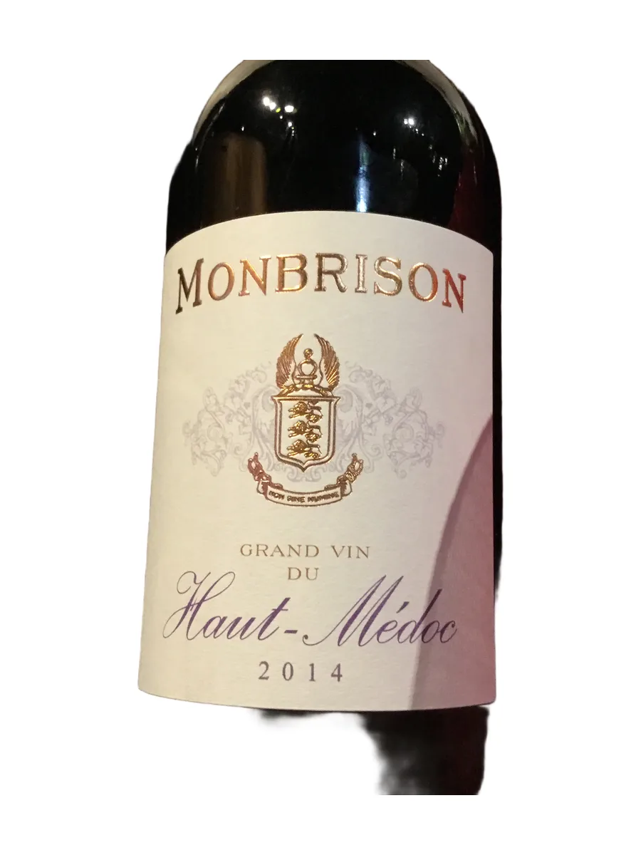 Bottle of Monbrison Haut Medoc 750ml available at Ashburn Wine Shop