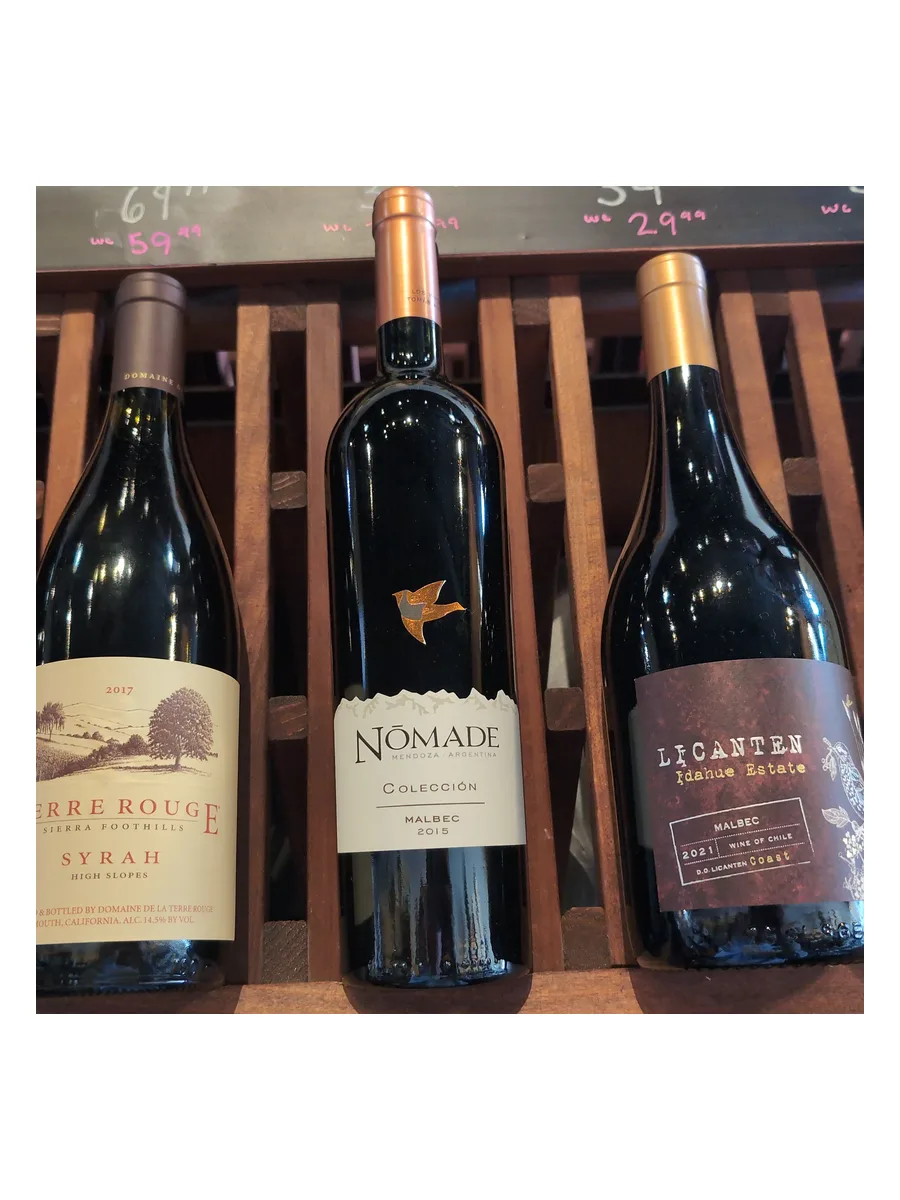 Bottle of Nomade Coleccion Malbec 2019 750ml available at Ashburn Wine Shop