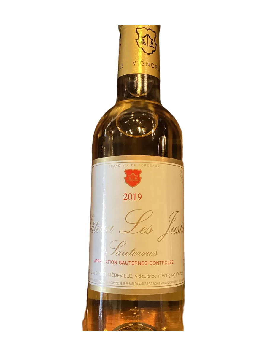 Bottle of Chateau Les Justices - Sauternes - 2019 - 375ml available at Ashburn Wine Shop