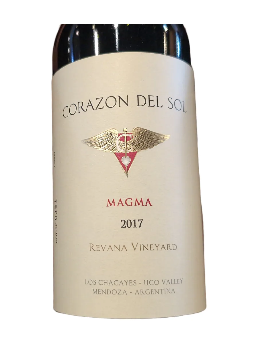 Bottle of Corazon Del Sol Magma 2017 750ml available at Ashburn Wine Shop