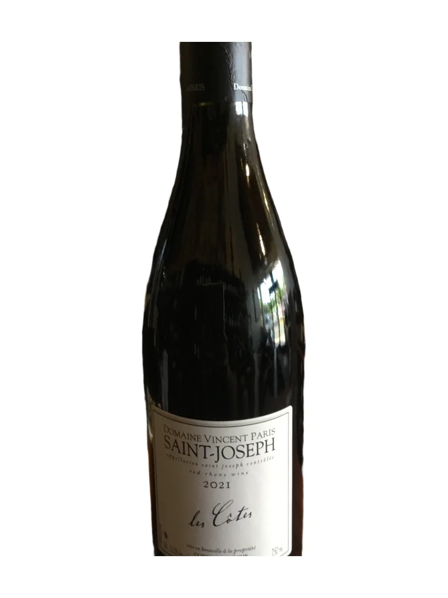 Bottle of Domaine Vincent Paris - Saint-Joseph - 'Les Cotes Rouge' - 2021 available at Ashburn Wine Shop