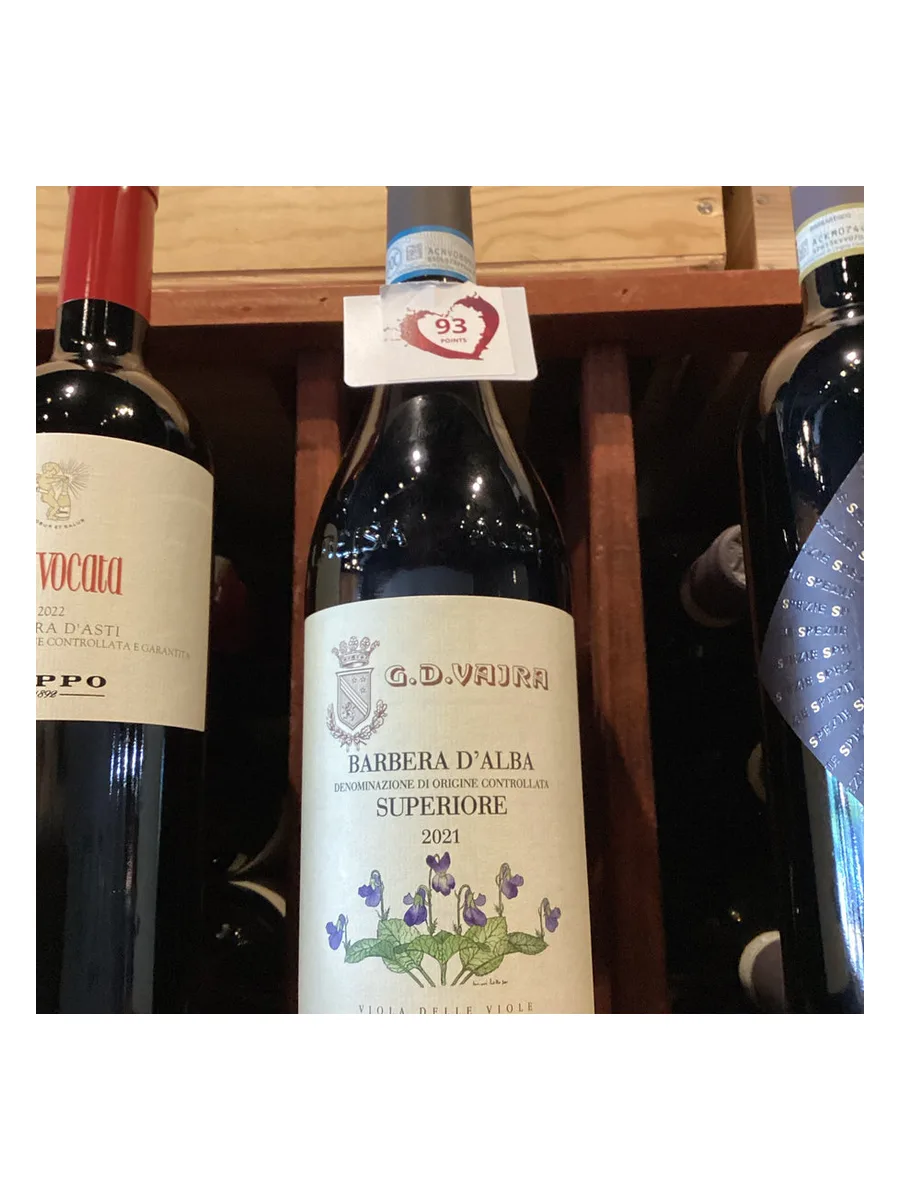 Bottle of Vajra - Barbera D’Alba Superiore - 2021 available at Ashburn Wine Shop