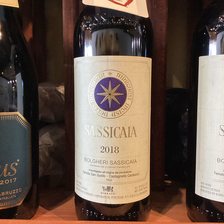 Tenuta San Guido - Sassicaia - 2018 - 750ml