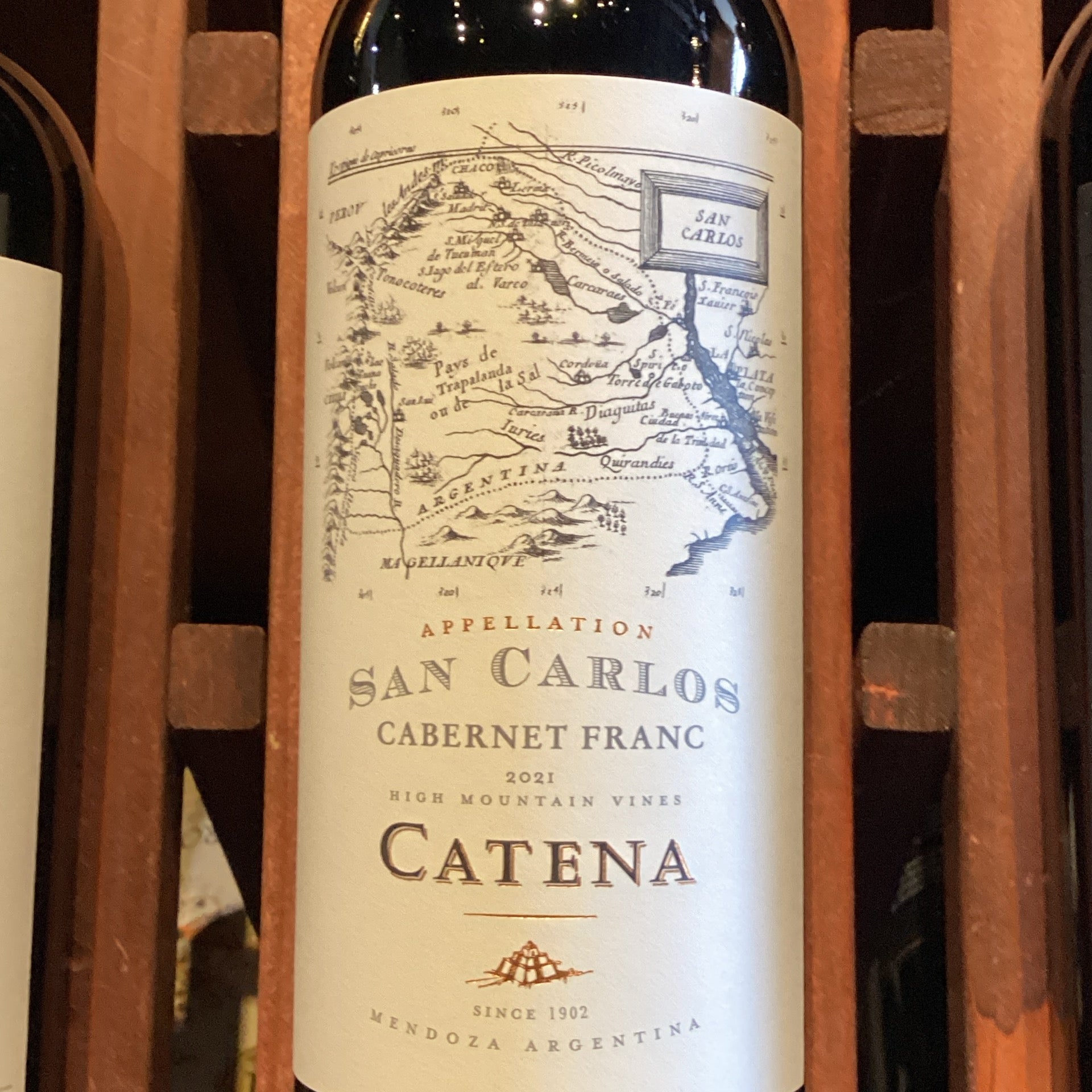 Vino Catena San Carlos Cabernet Franc 2018 Catena Appellation